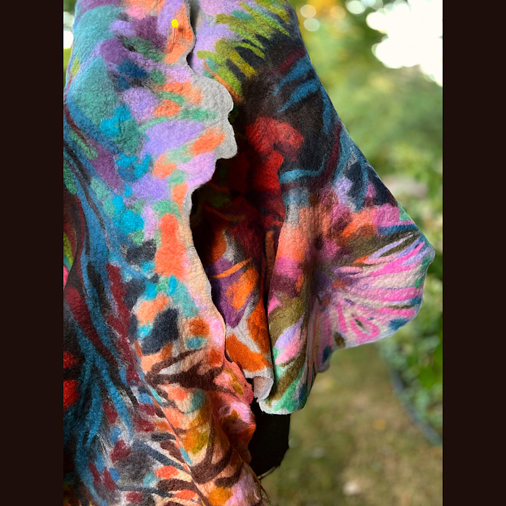 Felted Scarf 80” X 25”