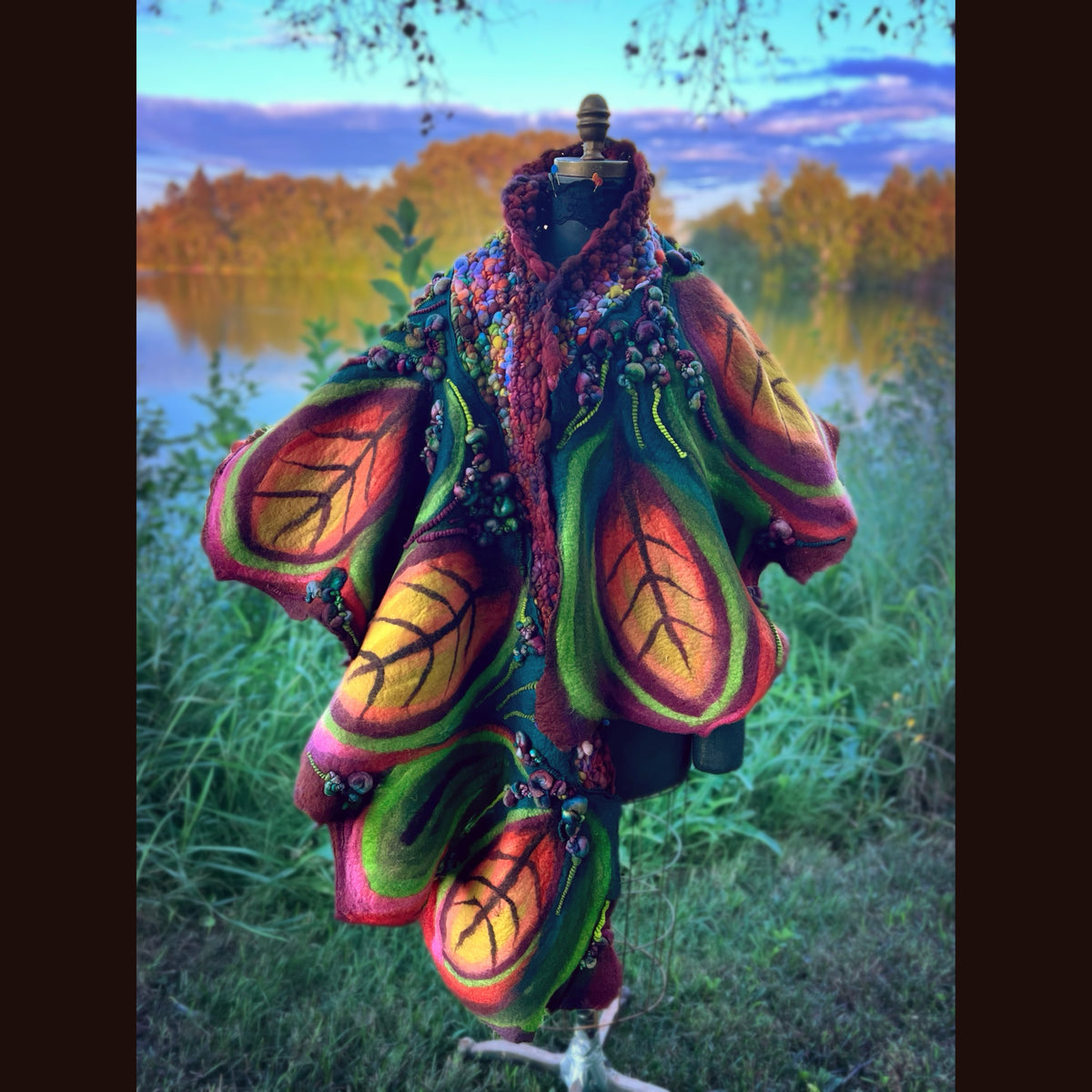 Felted Shawl 90” X 30”