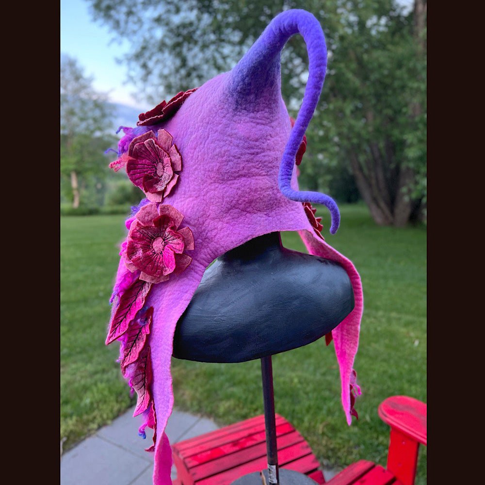 Fairy felted hood size medium