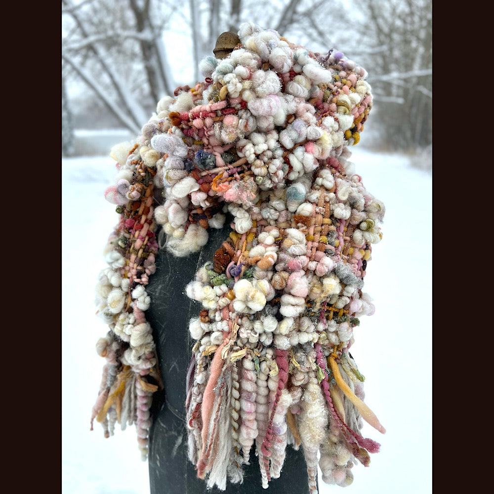 The Golden Rose Scarf 88” X 10”