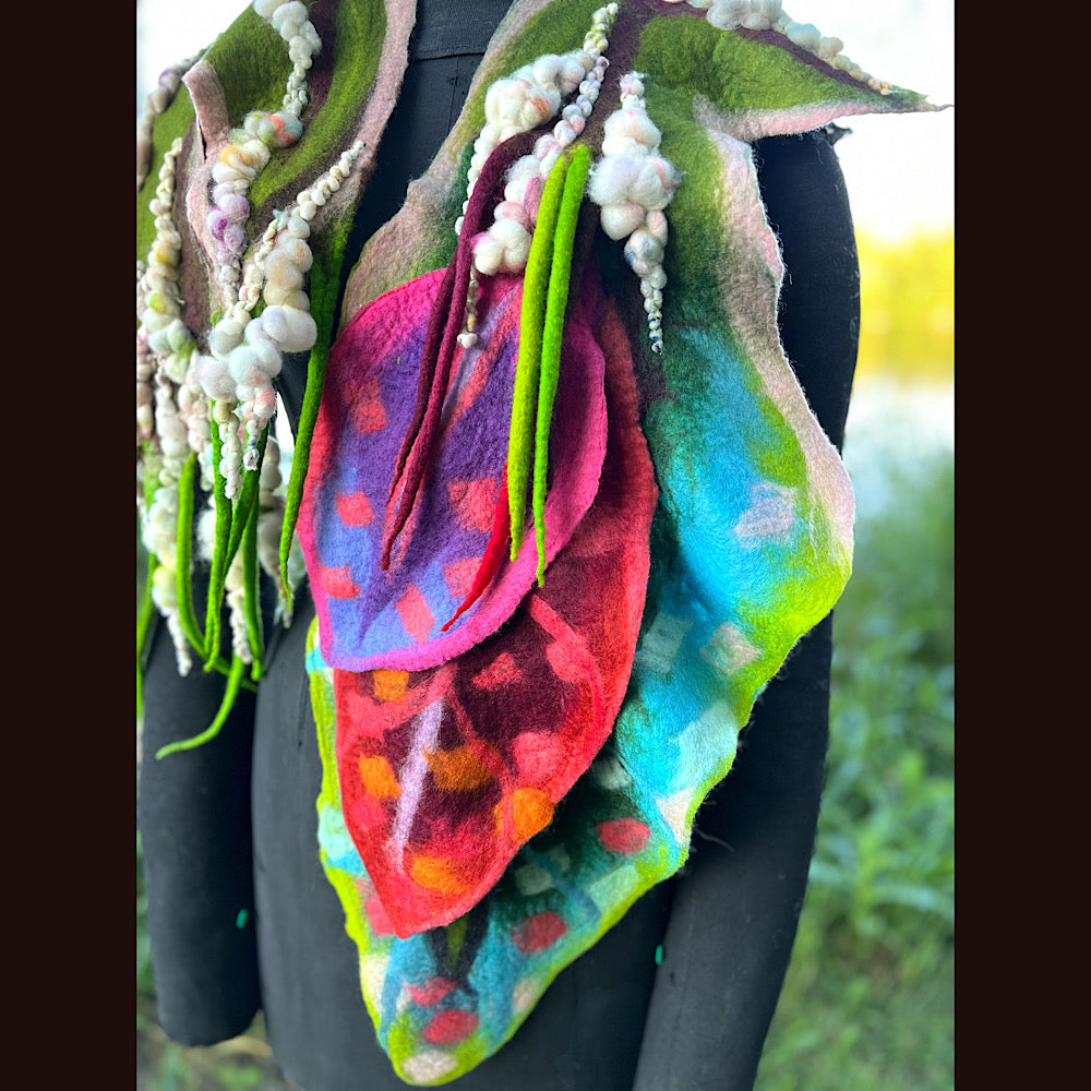 Felted Scarf 62” X 12”