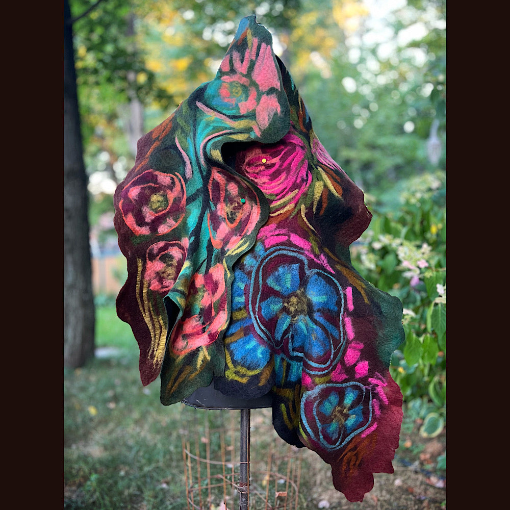 Felted Scarf 80” X 23”