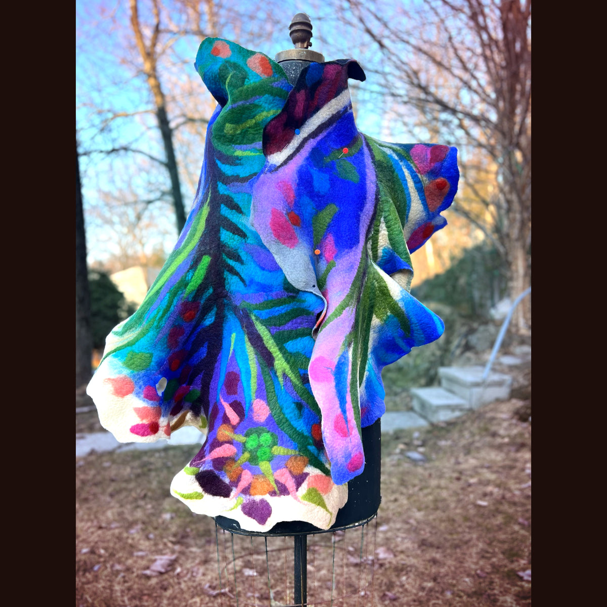 Felted Scarf 72” X 23”