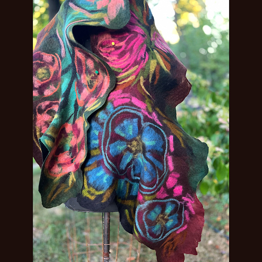 Felted Scarf 80” X 23”