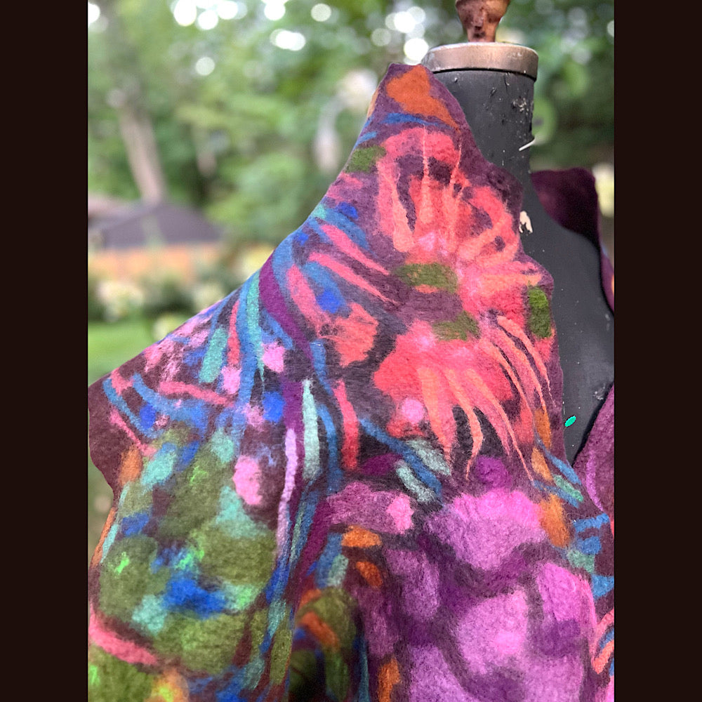 Felted Scarf 80” X 25”