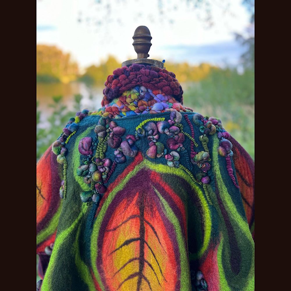 Felted Shawl 90” X 30”