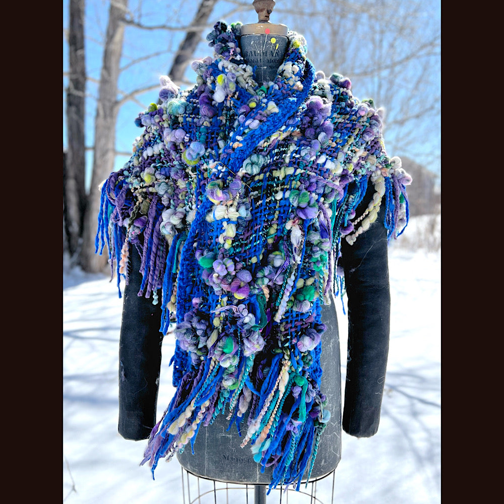 Woven shawl 82” X 37”