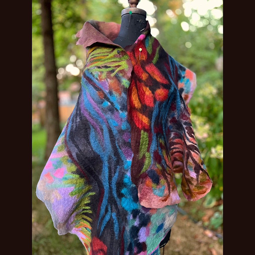 Felted Scarf 80” X 25”