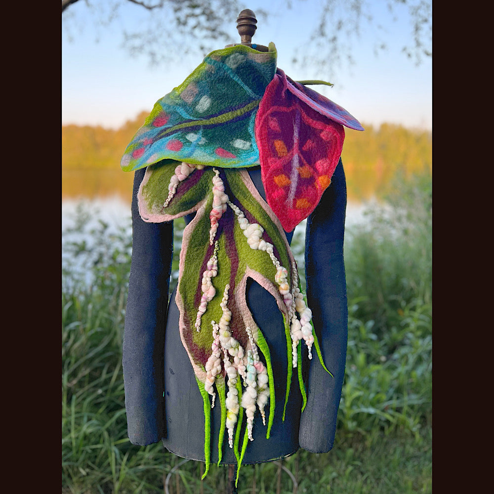 Felted Scarf 62” X 12”