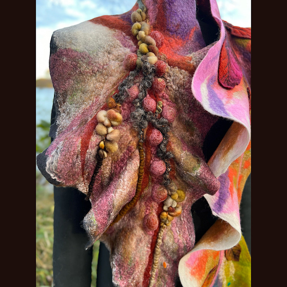 Felted Scarf 74” X 15”