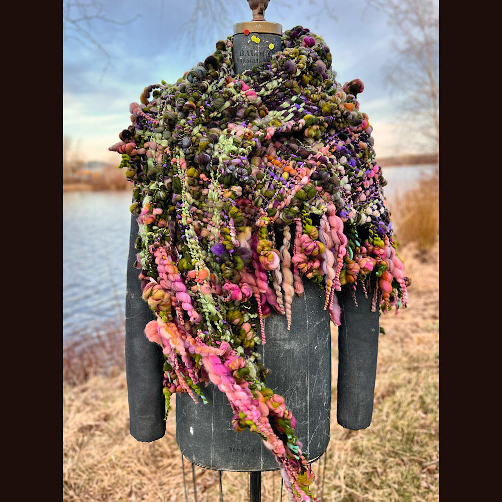 Woven shawl 82” X 37” 1 pound 1/2