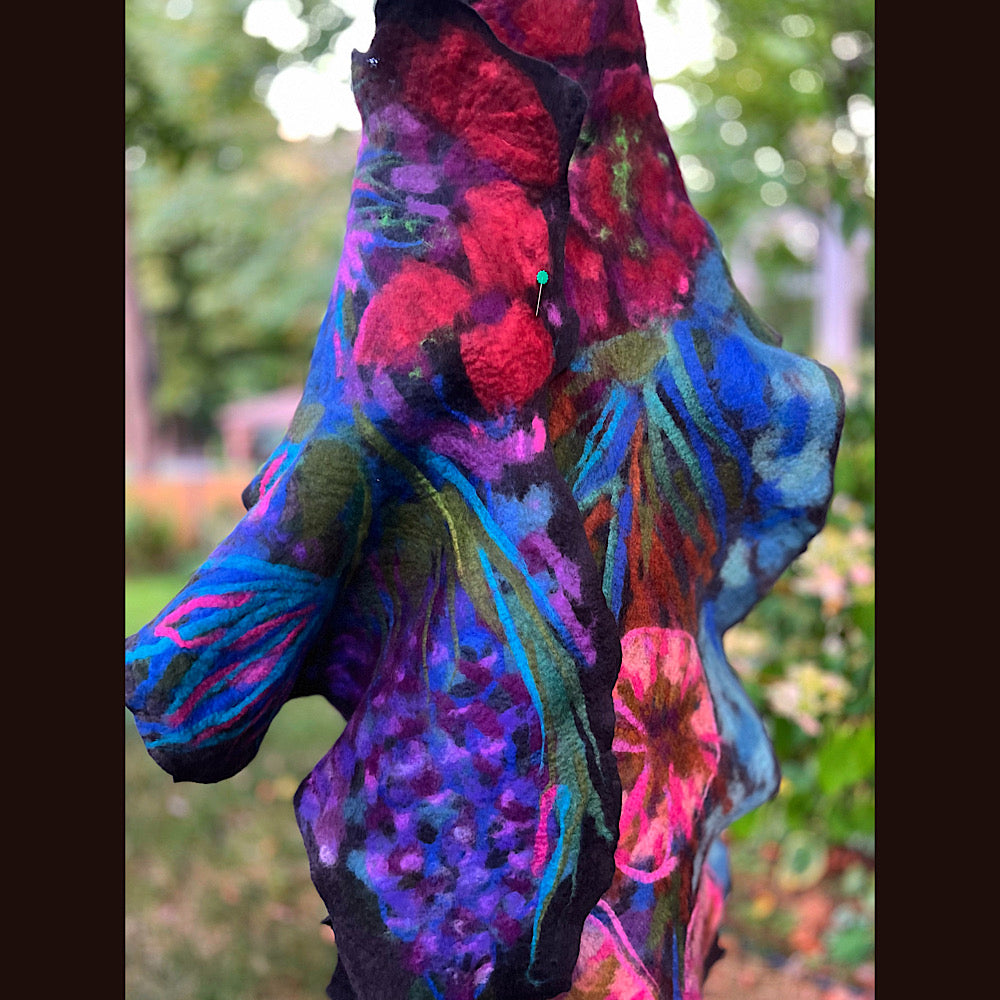 Felted Scarf 92” X 24”