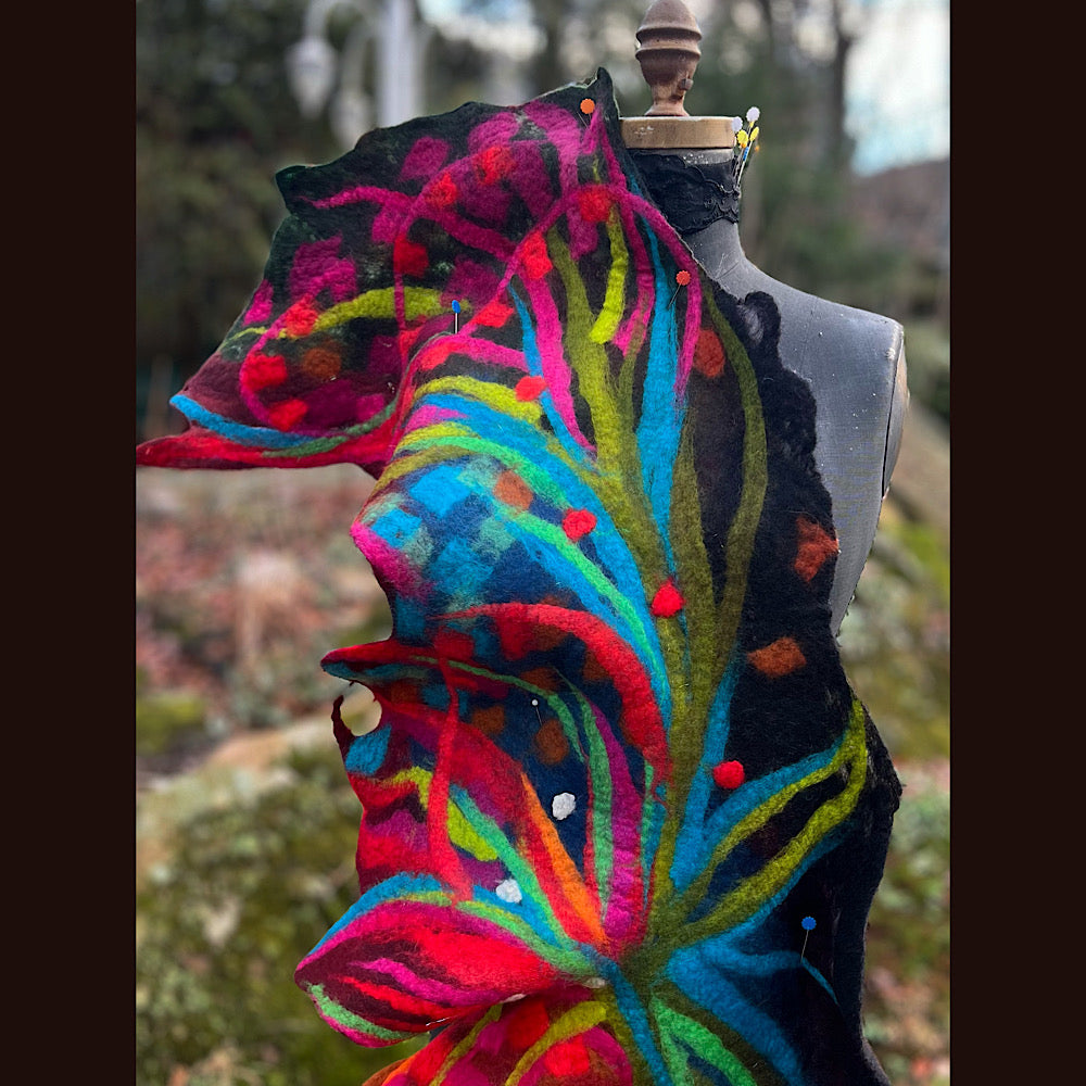 Felted Scarf 62” X 16”