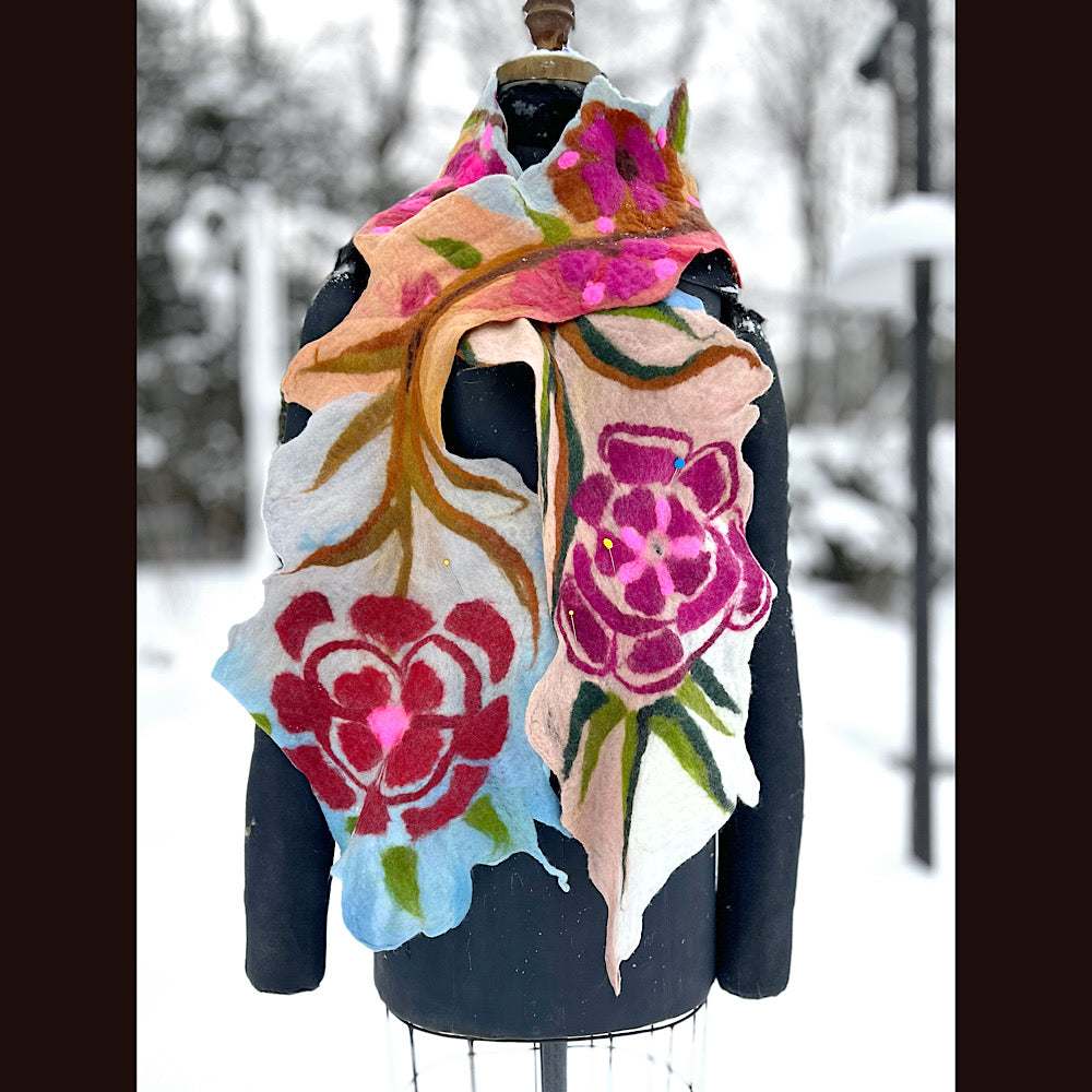 Felted Scarf 82” X 16”