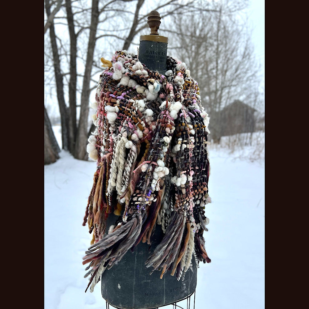 Woven shawl 84”X 34”