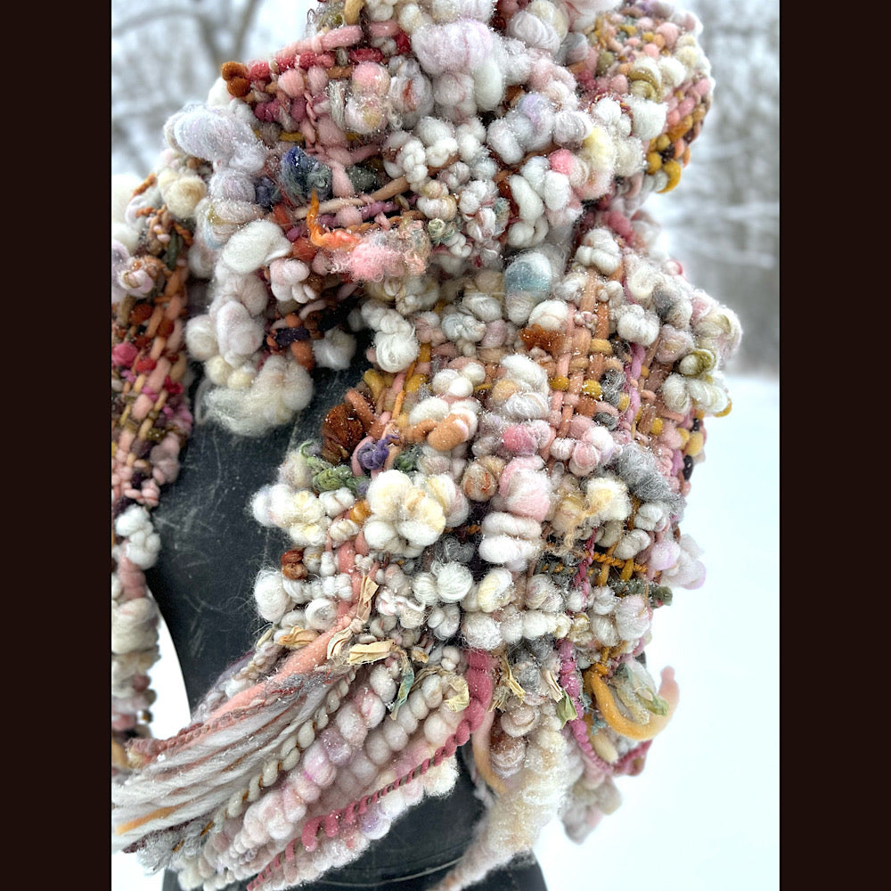 The Golden Rose Scarf 88” X 10”