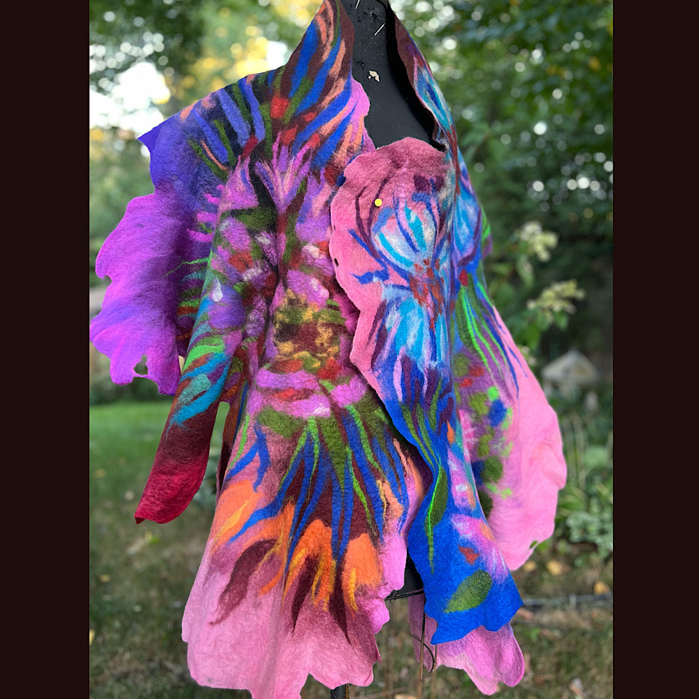 Felted Scarf 85” X 23”