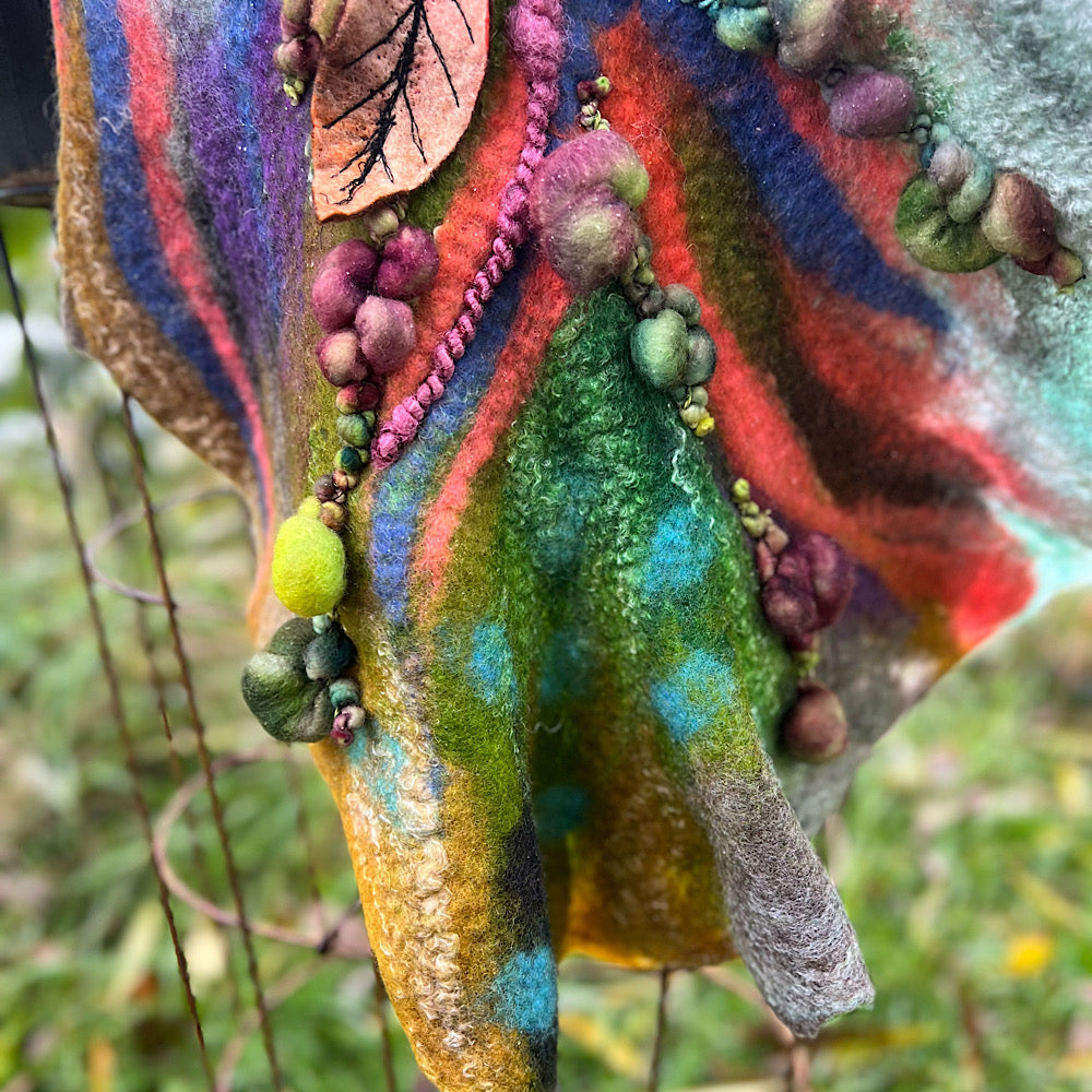 Felted Scarf 68” x 15”