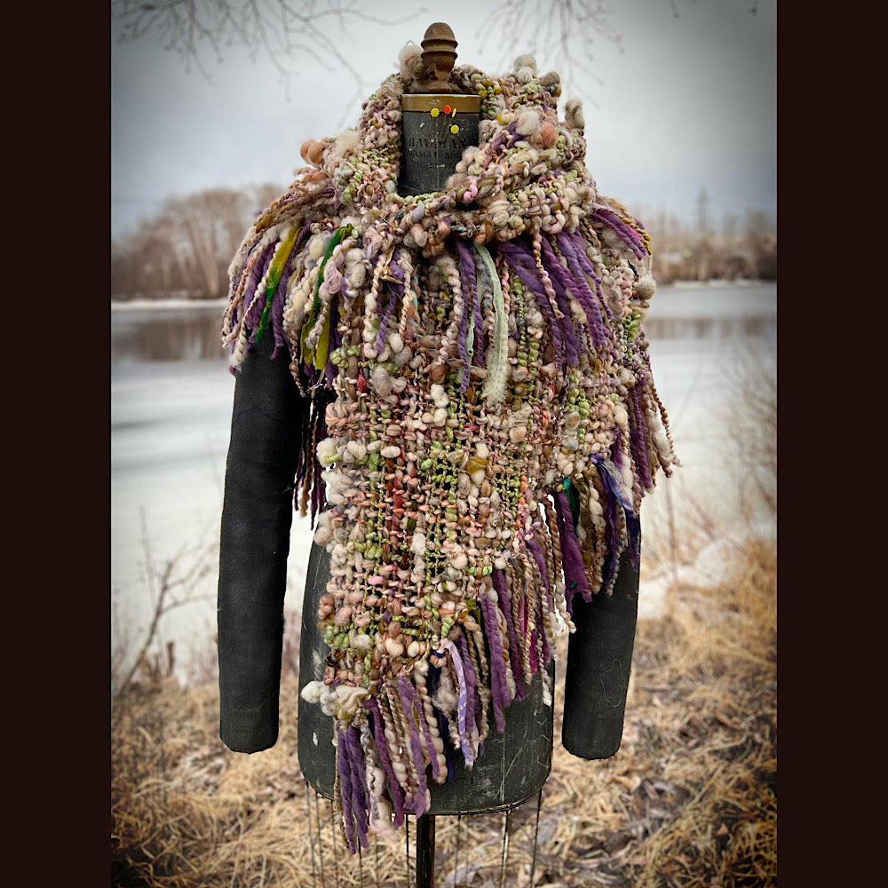 Woven shawl 82” X 37”