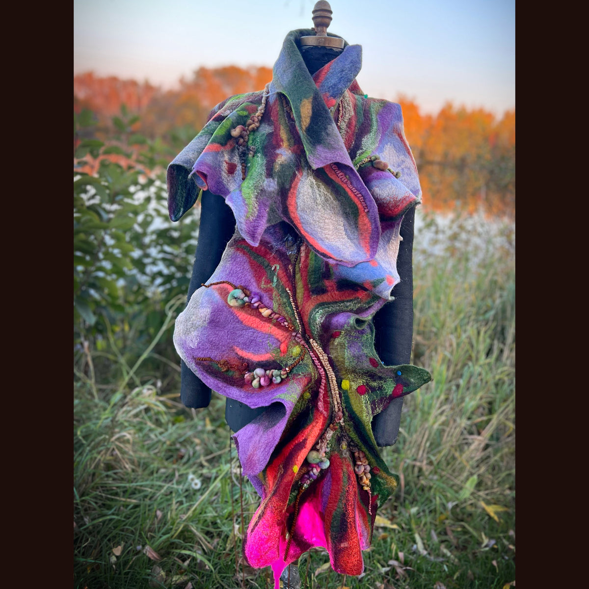 Felted Scarf 72” x 22”