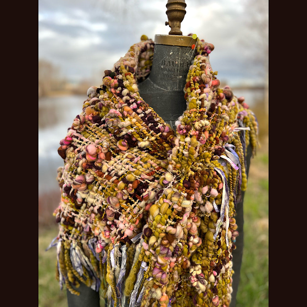 Woven shawl 82” X 36” 1 pound