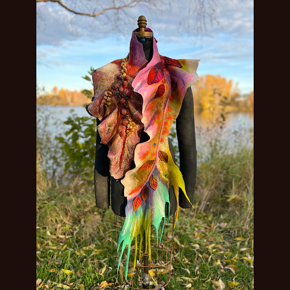 Felted Scarf 74” X 15”