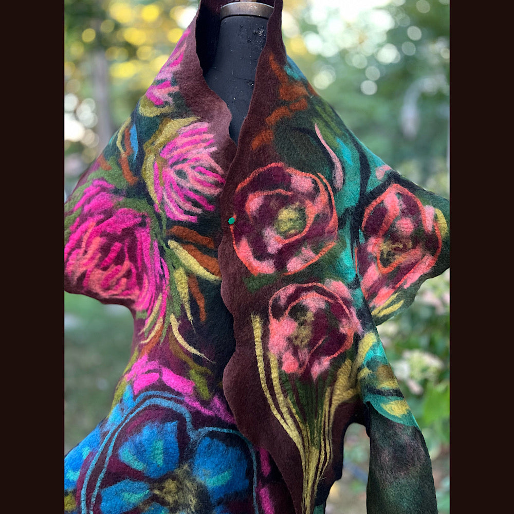 Felted Scarf 80” X 23”