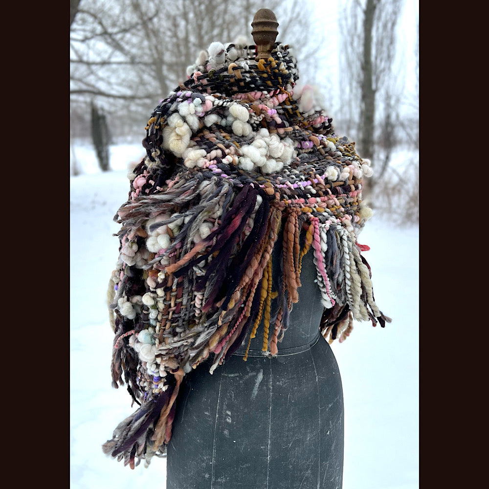 Woven shawl 84”X 34”