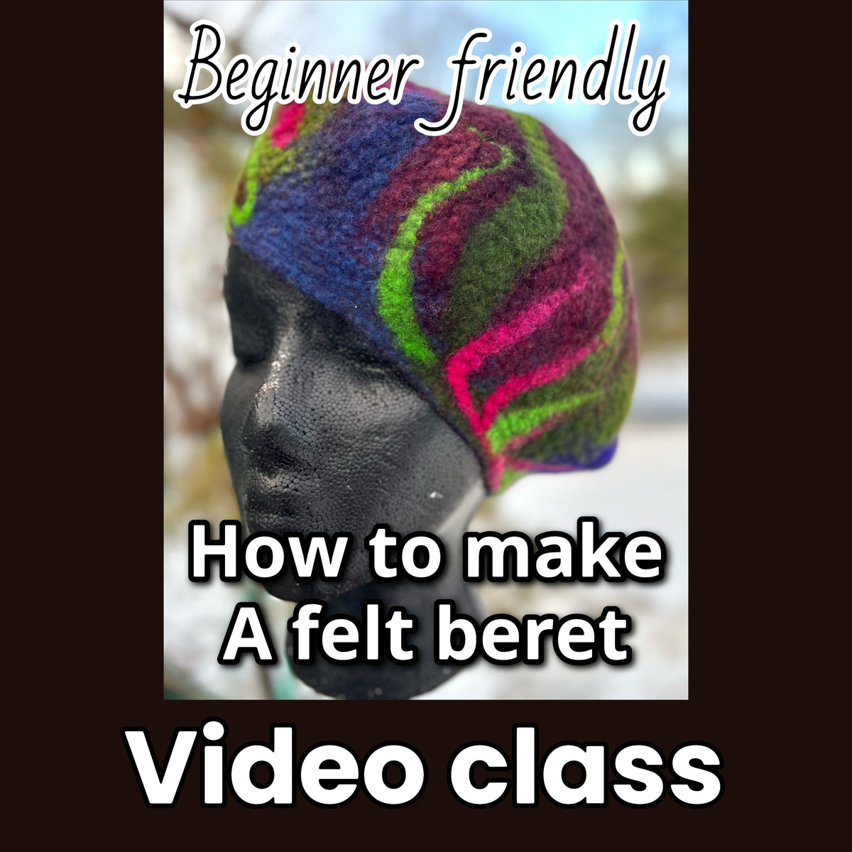 How to felt a beret video tutorial
