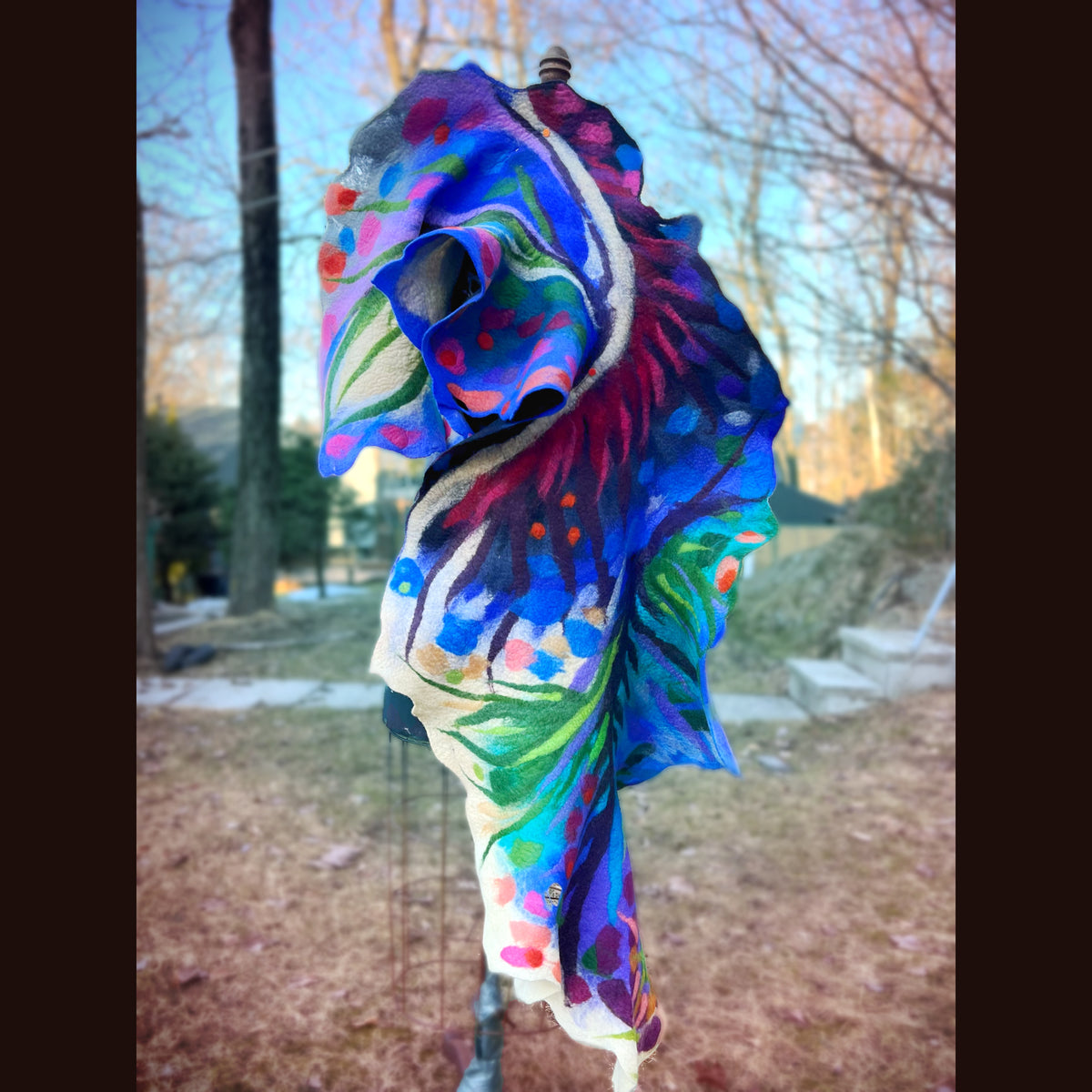 Felted Scarf 72” X 23”