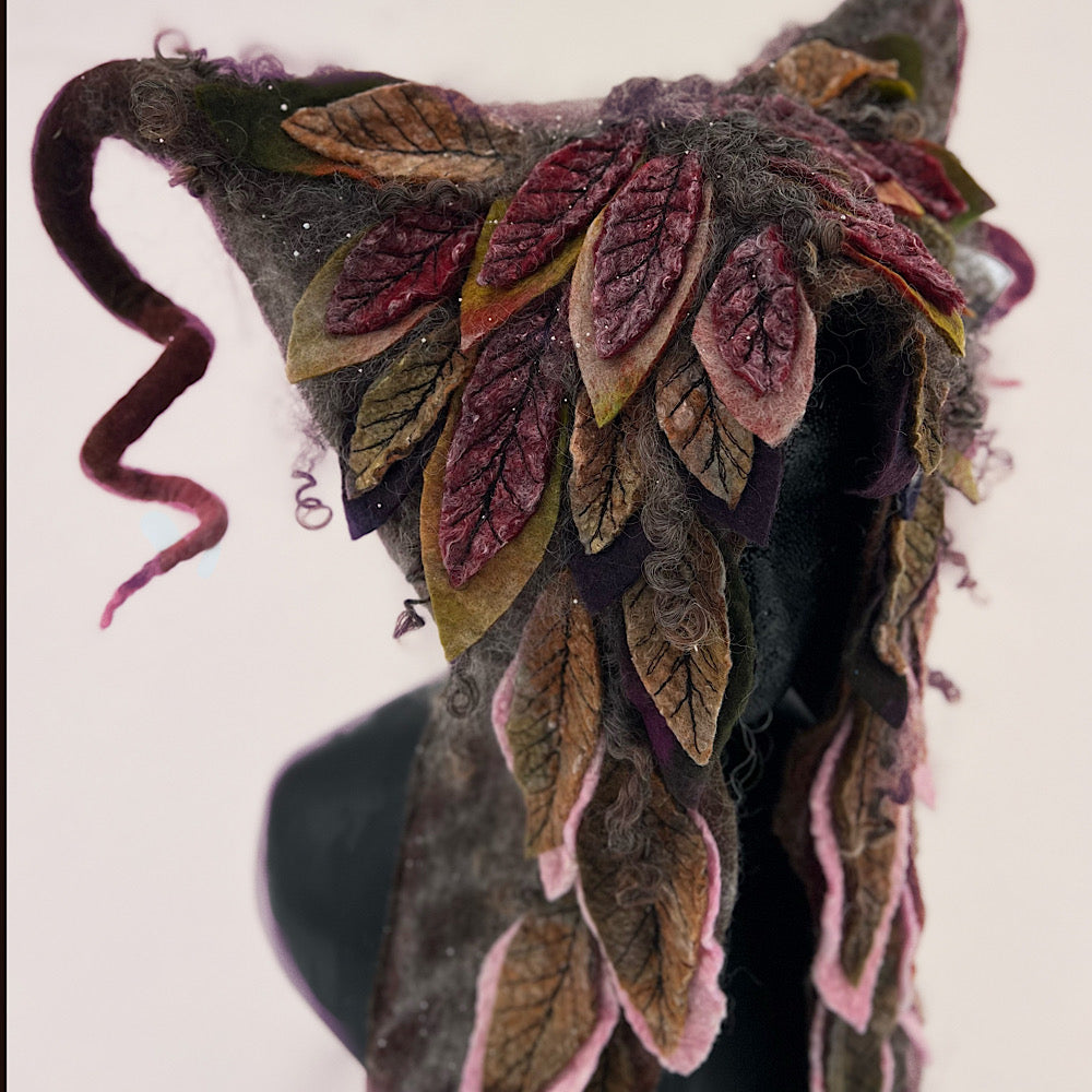 L’esprit des bois felted hood size 24” large
