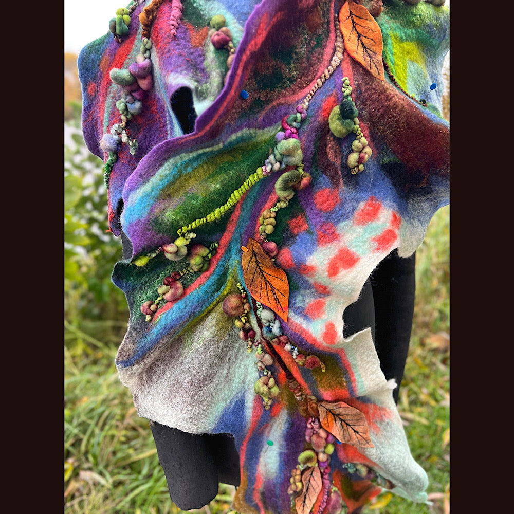 Felted Scarf 68” x 15”