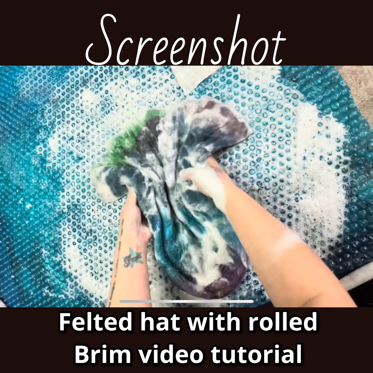 How to felt a top hat with rolled brim video tutorial 3 hours
