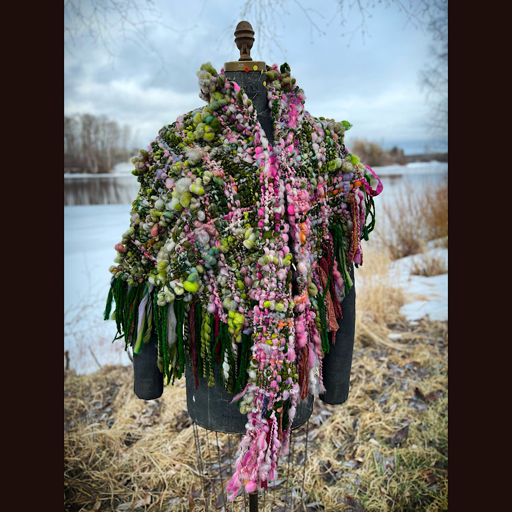 Woven shawl 84” X 37”