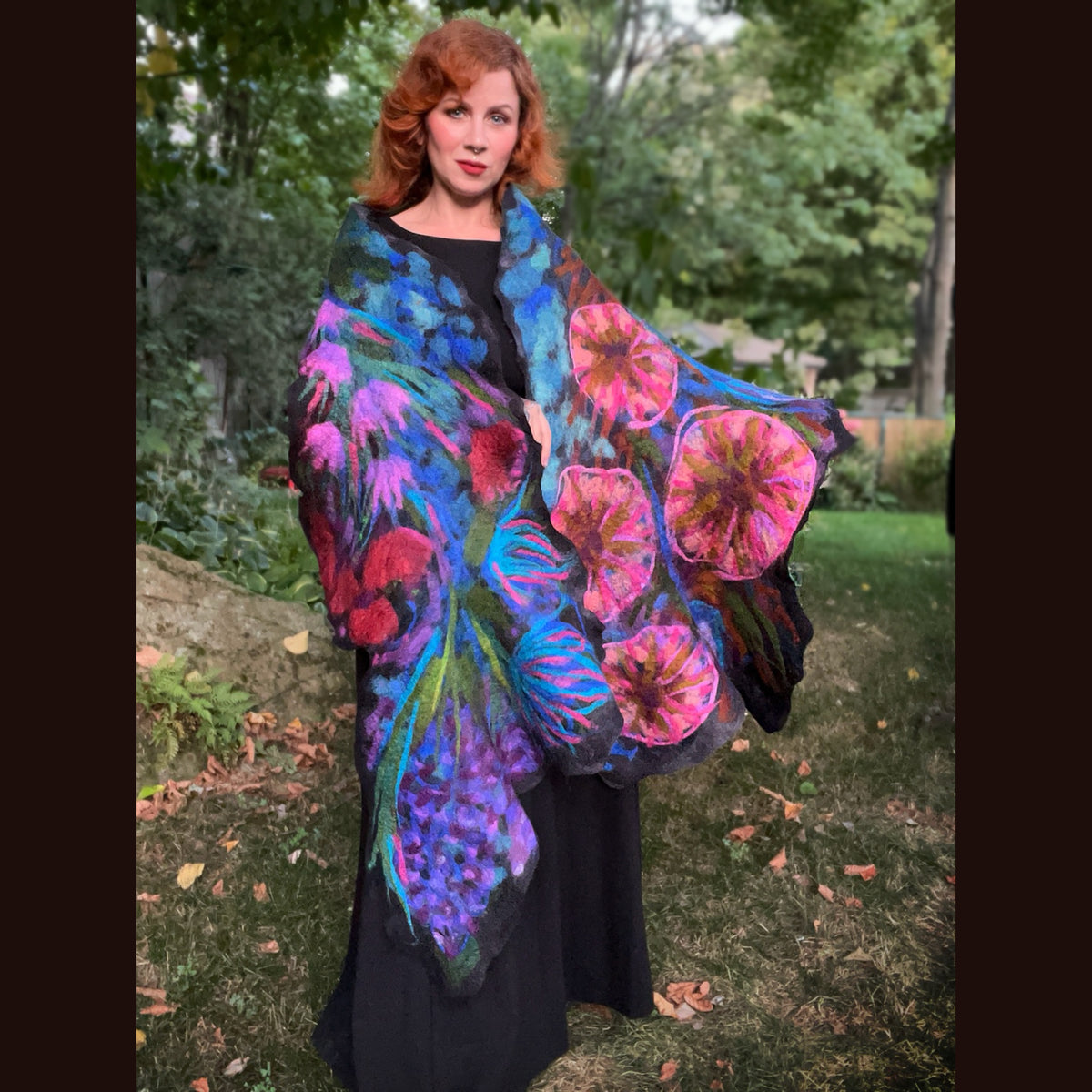 Felted Scarf 92” X 24”