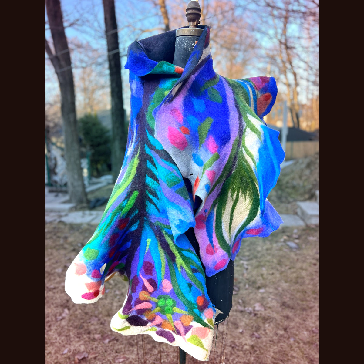 Felted Scarf 72” X 23”