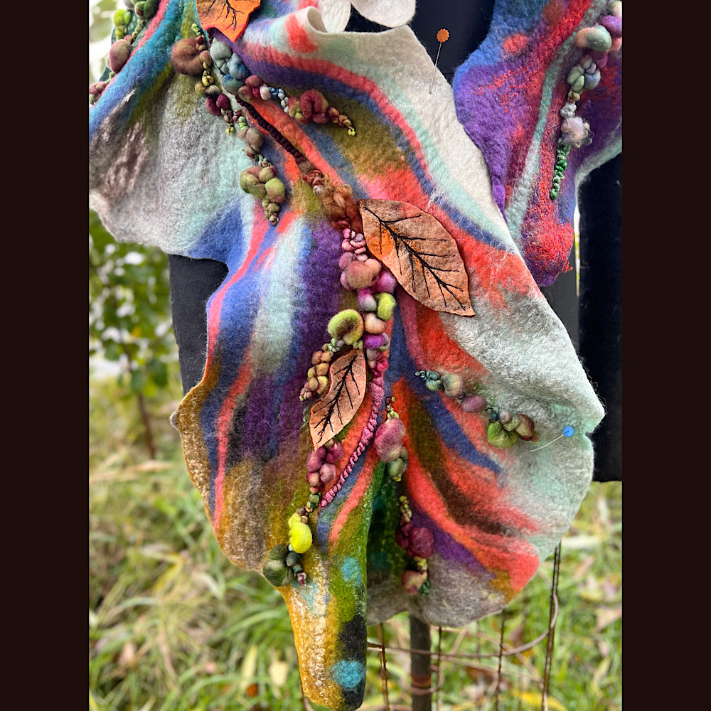 Felted Scarf 68” x 15”