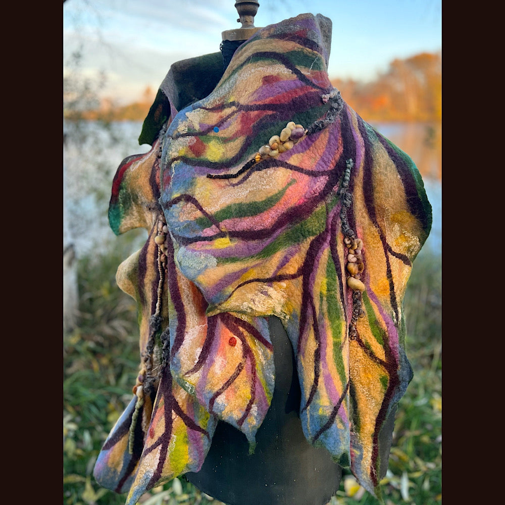 Felted Scarf 80” X 20”