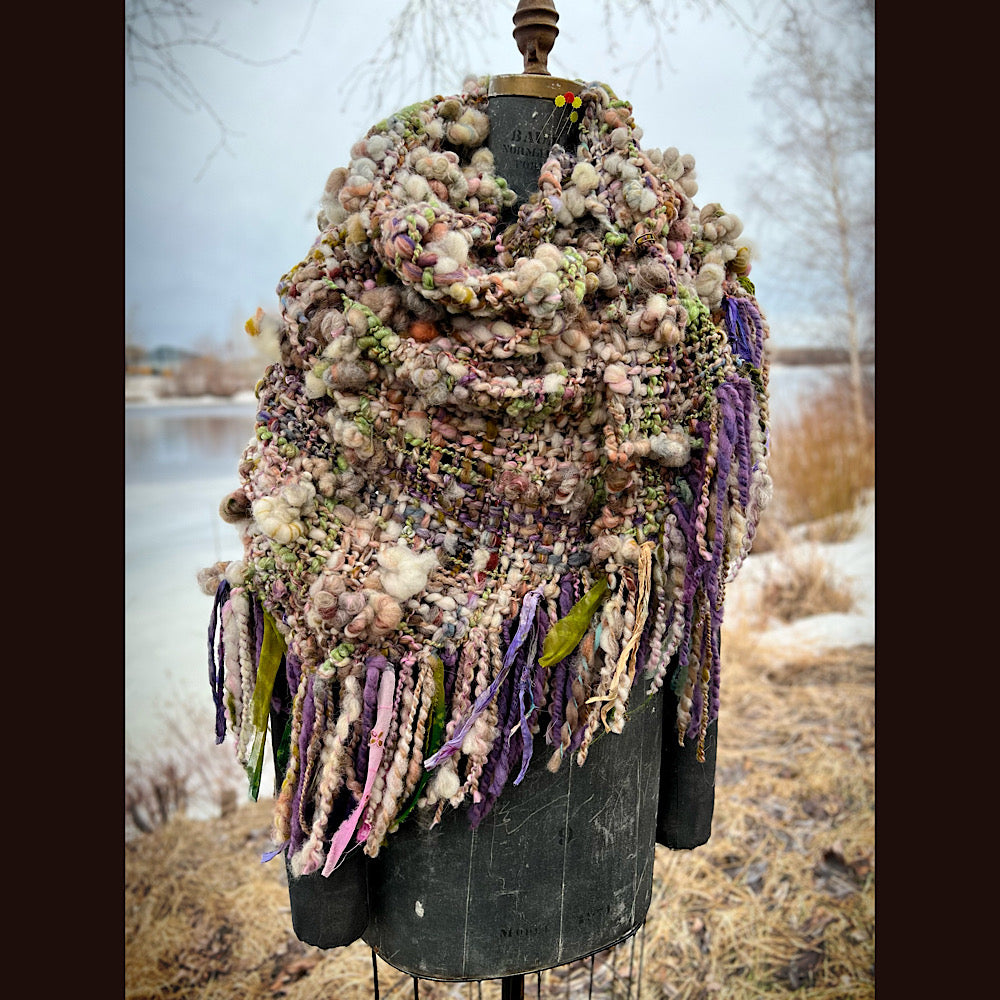 Woven shawl 82” X 37”