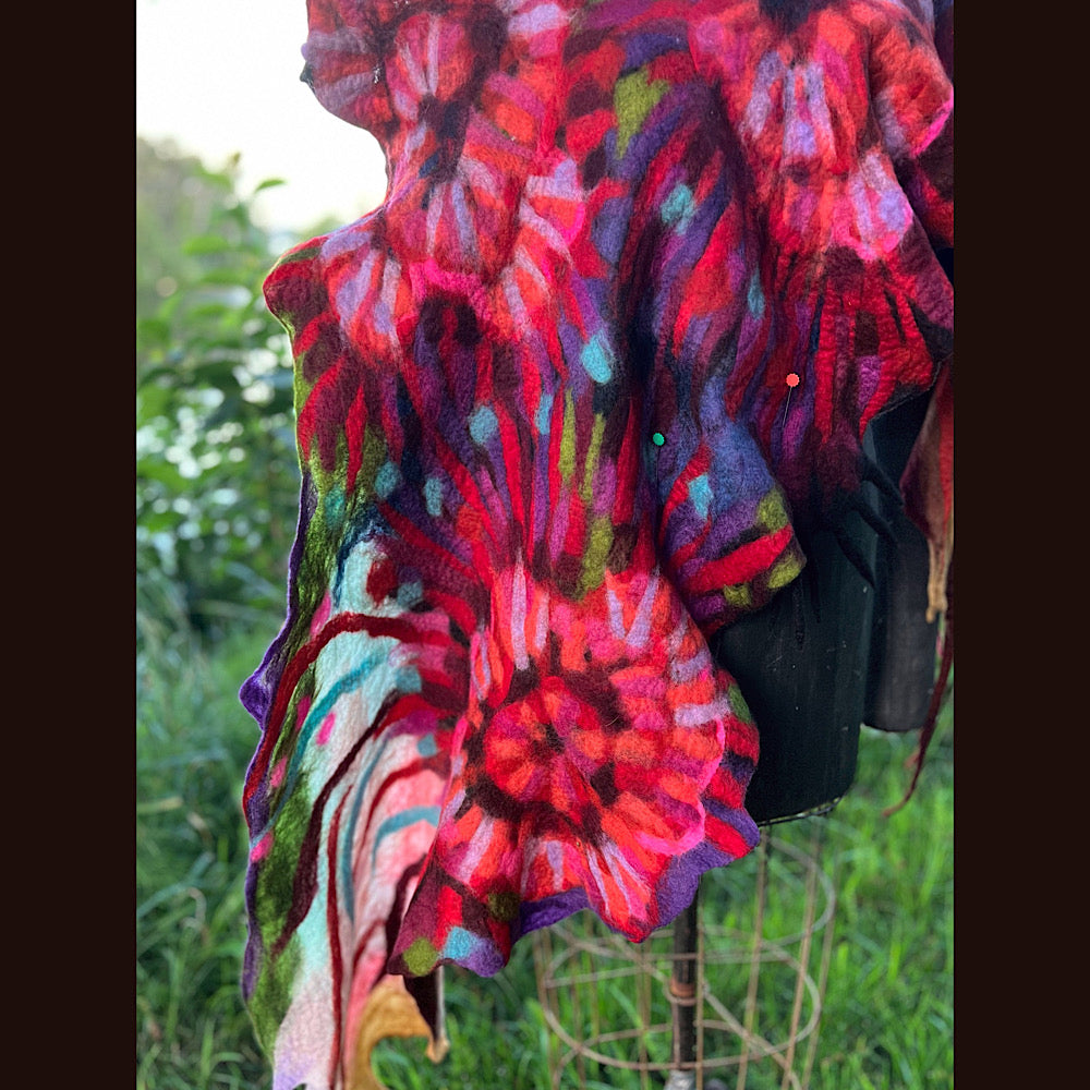 Felted Shawl 118” X 25”
