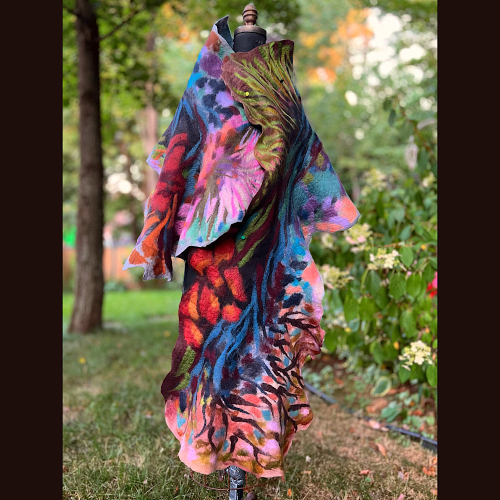 Felted Scarf 80” X 25”