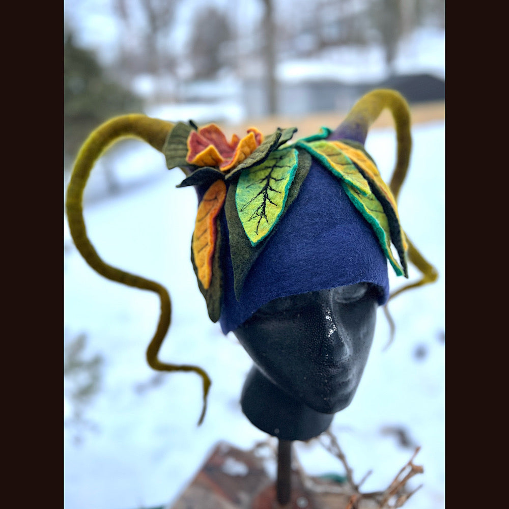 Mischievous Elf felted hat size 22” small