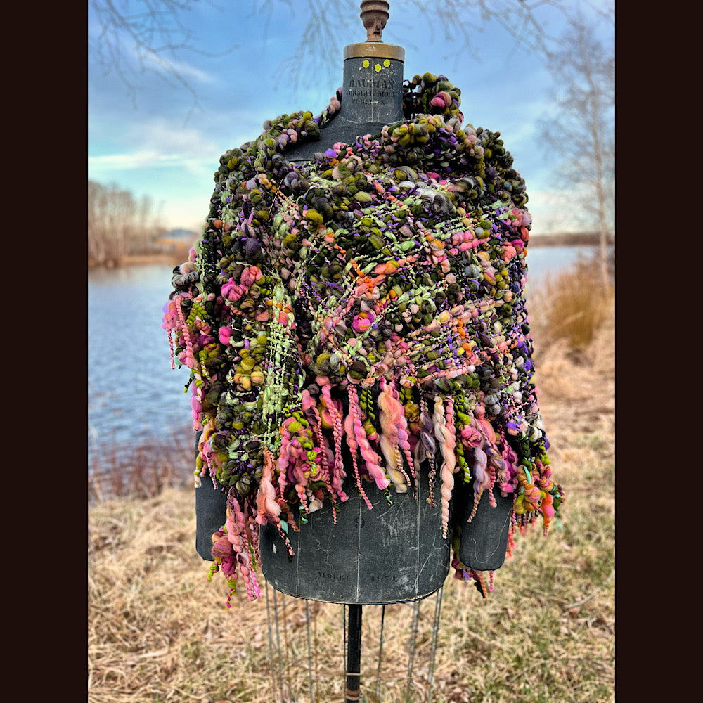 Woven shawl 82” X 37” 1 pound 1/2