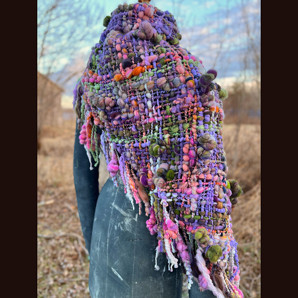 Woven shawl 80” X 34” 1 pound