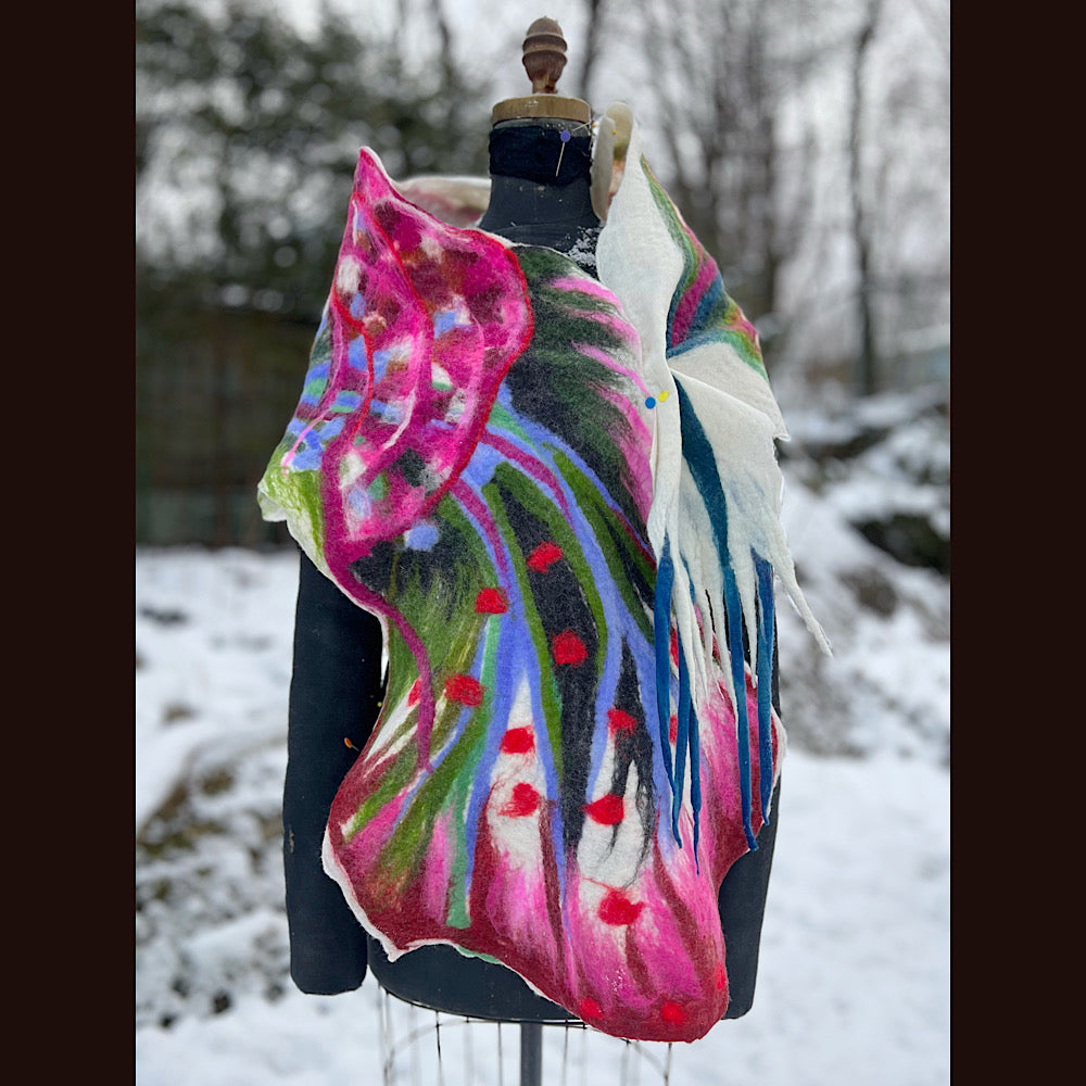 Felted Scarf 73” X 19”