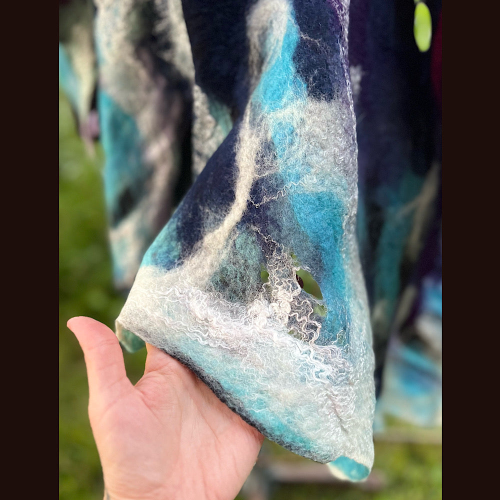 Felted Shawl 90” X 45”