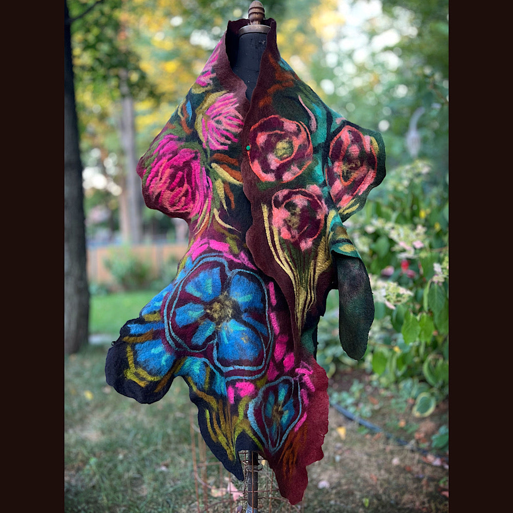 Felted Scarf 80” X 23”