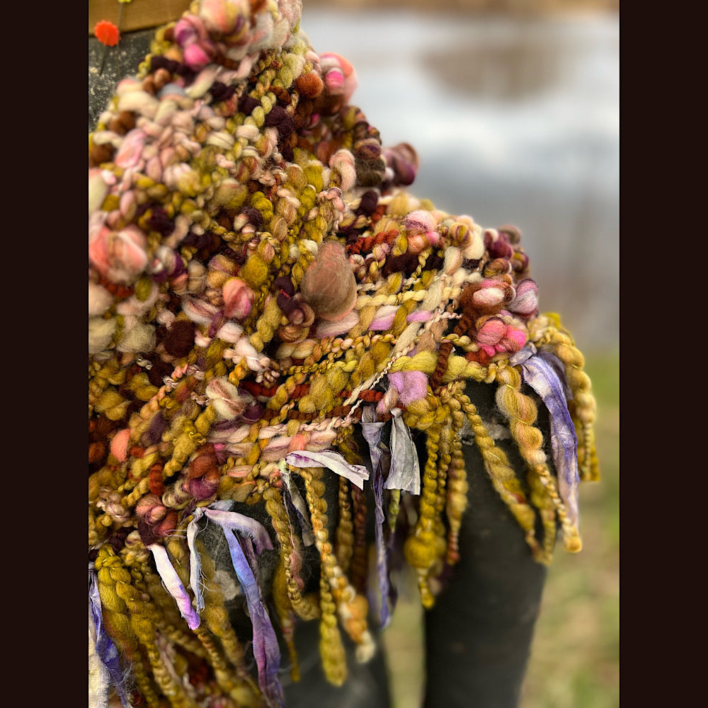 Woven shawl 82” X 36” 1 pound