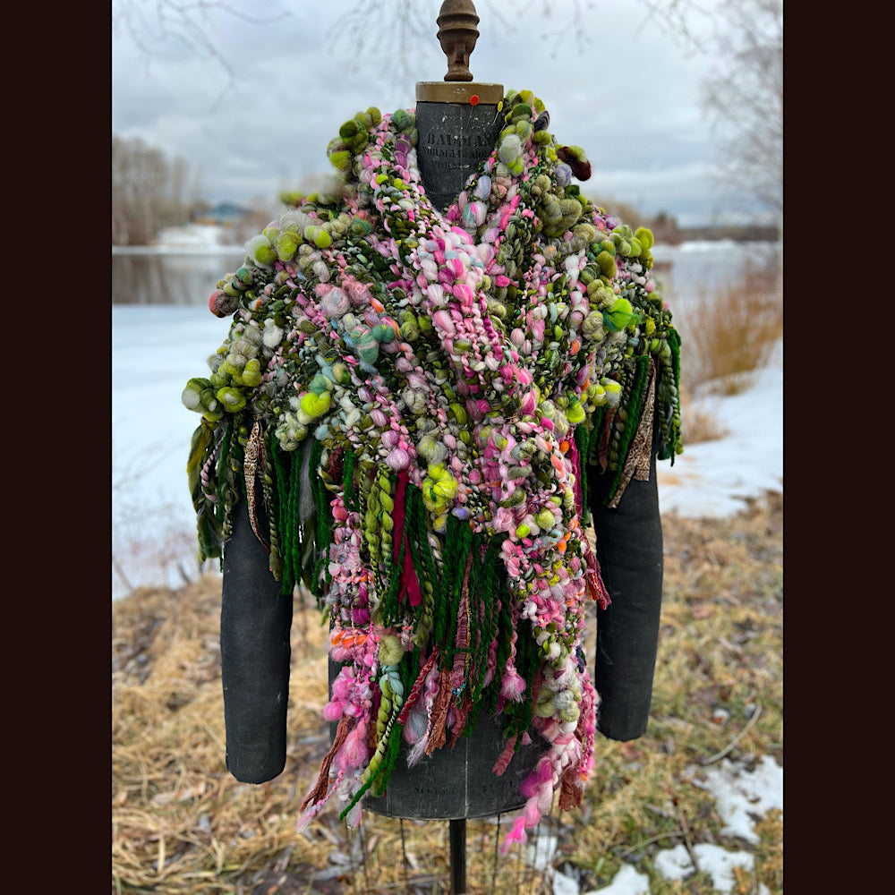 Woven shawl 84” X 37”