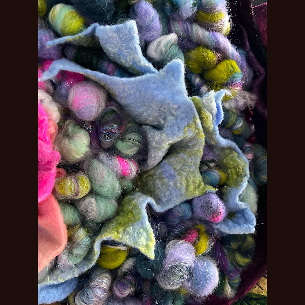 Round woven wall hanger 15” X 20”